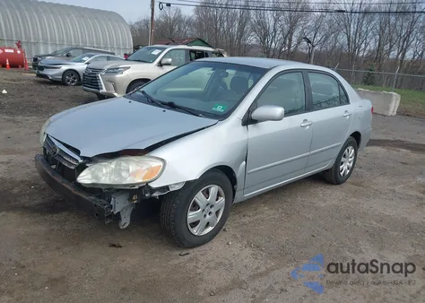 2006 Toyota Corolla Le из США, поврежденный, VIN 2T1BR32E76C656963